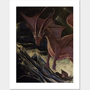 Purple Dragon Posters and Art